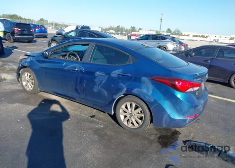2016 Hyundai Elantra Se z USA, uszkodzony, nr VIN KMHDH4AE1GU526180